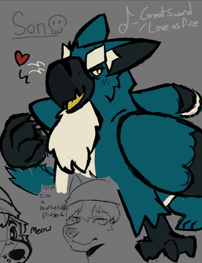 Root_Salad's tweet photo. Some older assorted Drawpile doodles https://t.co/GsSRf4WAAr
