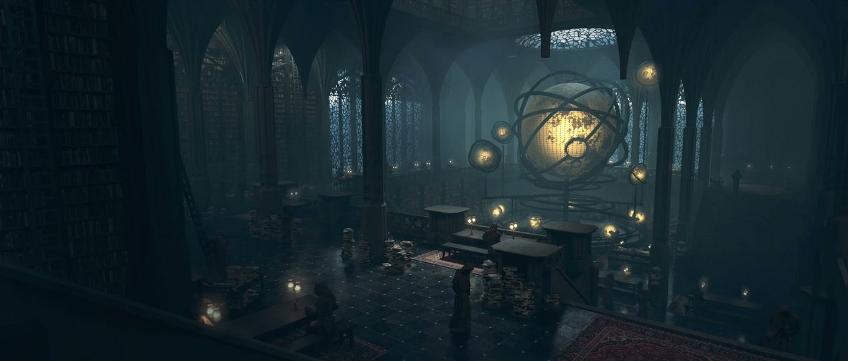 Apestogeth's tweet photo. I already did small library. So here is big library. #conceptart #b3d #blender https://t.co/xoygdlfJTm