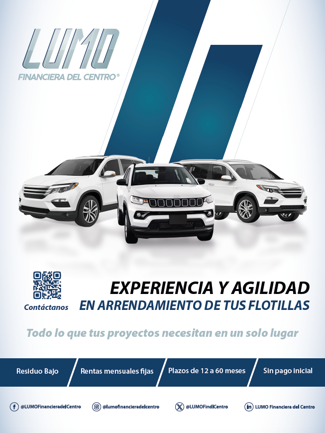 usecnetworkmag's tweet photo. Experiencia y agilidad en arrendamiento y administración de flotillas, @LUMOFindlCentro te ayuda.

#UsecNetwork #usecim #ArrendamientoFlota #Optimización #LUMOTecnología https://t.co/eTreOWd4MM