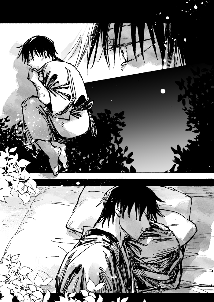 sakurana___'s tweet photo. 甚爾の眠り　※甚直含 https://t.co/17leAHvzTn