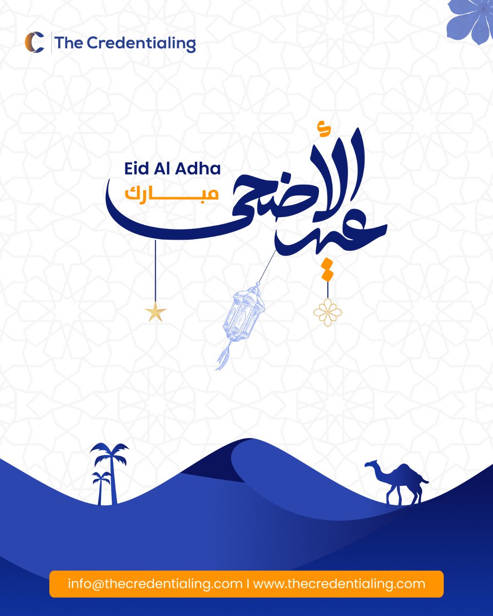 thecredential1's tweet photo. 𝐄𝐢𝐝 𝐌𝐮𝐛𝐚𝐫𝐚𝐤!

#thecredentialing #eidmubarak #eidaladha2026 #gratitude #sacrifice #peaceandjoy https://t.co/6GNUM9ABWO