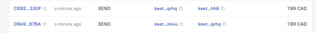 guitarquant's tweet photo. @KeetaNetwork Canadian Dollar (CAD) and Japanese Yen (JPY) also moved onchain.

So that should be all of the initial fiat currencies for the Keeta Personal launch. https://t.co/Zwy9jkgSjB