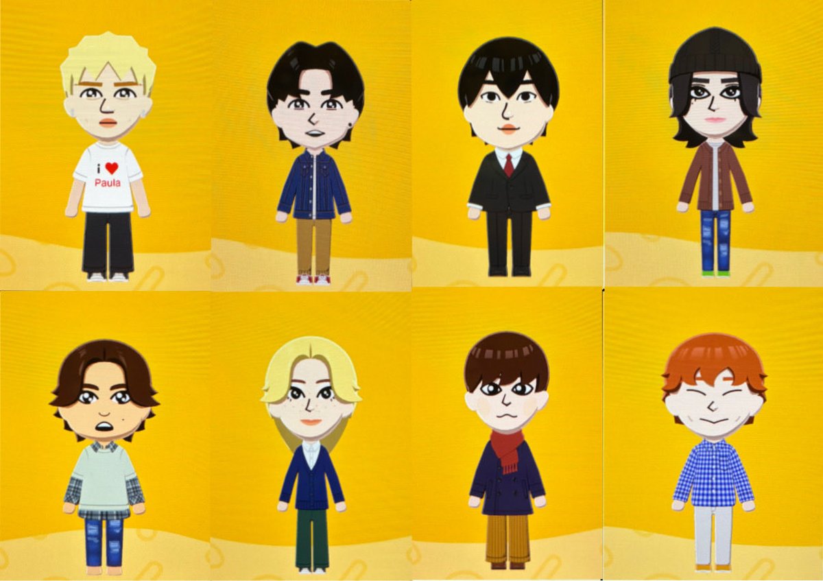 puliconi's tweet photo. yo tb quiero enseñaros a mis skz miis del tomodachi :)
(te copio @bluesungzlvrr ) ((IGNORAD EL OUTFIT DE CHAN JAJAJAJAHSKAH)) https://t.co/I0uwVCK9rs