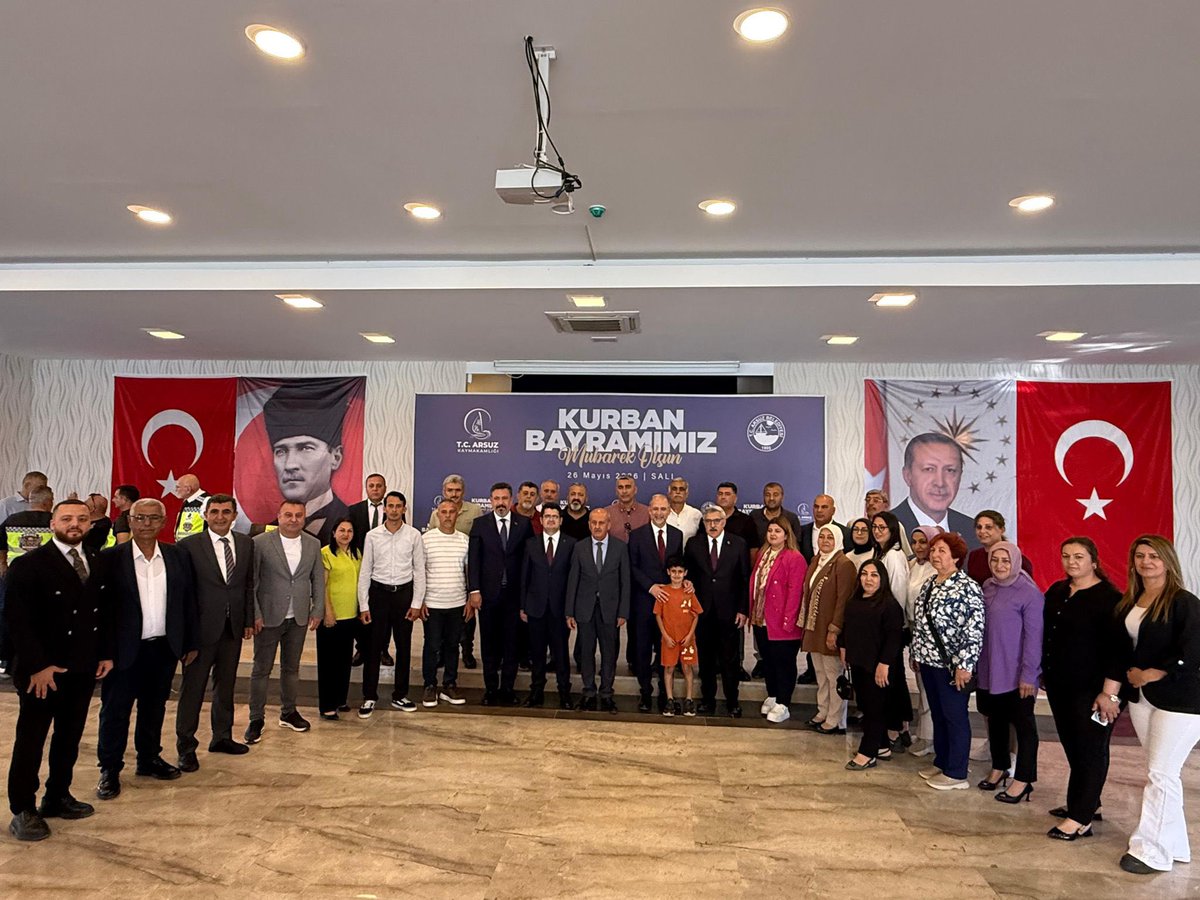 HuseyinYayman's tweet photo. 📍Hatay 🇹🇷

Hatay Milletvekilimiz Abdulkadir Özel, AK Parti Hatay İl Başkanımız Mustafa Erdoğan, belediye başkanlarımız, teşkilat mensuplarımız ve kıymetli hemşehrilerimizle birlikte 
• Belen
• ⁠Arsuz
• ⁠İskenderun 
ilçelerimizde bayramlaşma programlarımızı gerçekleştirdik.

Kurban Bayramı’nın birlik, beraberlik ve kardeşlik ruhunu hemşehrilerimizle paylaşmanın mutluluğunu yaşadık. 

Bayramın huzurunun, muhabbetinin ve bereketinin daim olmasını diliyoruz.

#HatayBizimŞahsiMeselemdir🇹🇷
