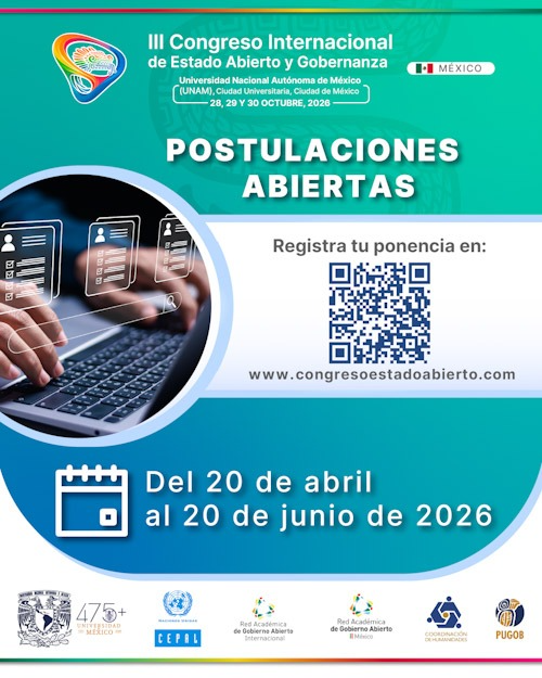 MaricarmenNava's tweet photo. En🇲🇽@UNAM_MX será @CIEstadoAbierto 😃

Hay convocatorias p participar:
🍒Ponencias y mesas 
🍒Buenas prácticas de apertura desde la academia con impacto en ODS

¡Súmate y pasa la voz! https://t.co/hek5QUDq92

Organizamos @RAGA_Int @red_raga_mx @cepal_onu @PUGOBUNAM
#EstadoAbierto https://t.co/3cHVRgjnT3