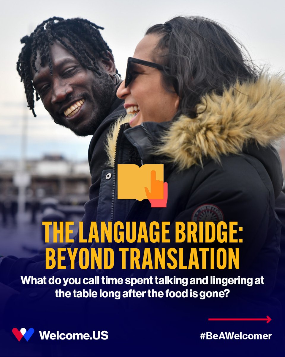 welcomeus's tweet photo. Language is about more than words; it’s about connecting. 

Have you ever tried to express a feeling you couldn't quite name? Or explain an idiom that just didn't make sense? Our new resource helps you navigate these situations.

Learn how you can bridge divides in daily conversations.

🔗 https://t.co/veXbeV4cTC 

#BeAWelcomer #LanguageBridge #Culture #Connection #InclusiveLanguage