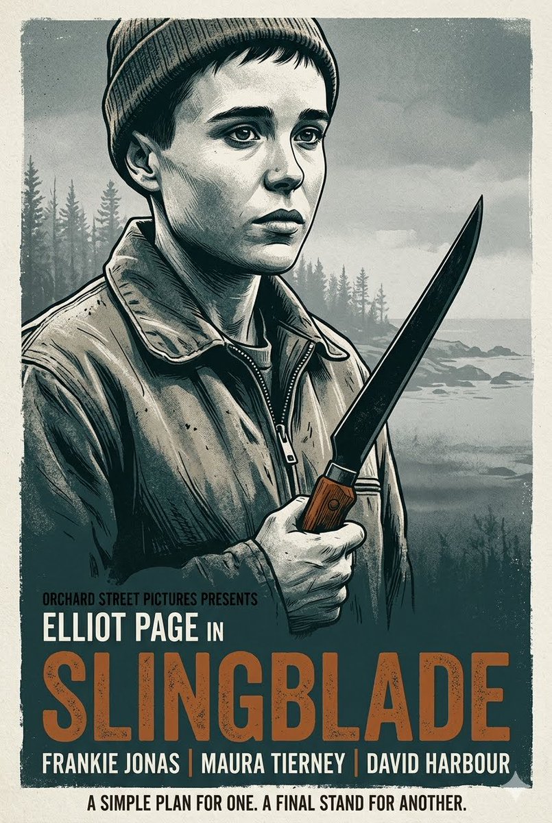 BMPayments's tweet photo. “Stepping into the shoes of Karl Childers for an indie-reboot of 1996’s Sling Blade. The result is a brooding, quiet, queer-coded reimagining that trades the Arkansas heat for a misty, desolate maritime Canadian setting.” https://t.co/LON0pNWx4u