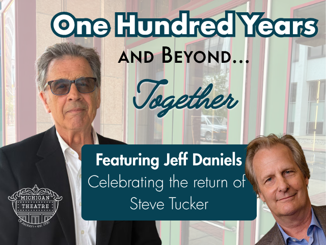 TheMichigan's tweet photo. Tickets are now open for One Hundred Years and Beyond... “TOGETHER” 🎭

Join us June 11 for a free event featuring Jeff Daniels as we welcome Steve Tucker back as Executive Director.

Doors 4 PM | Event 5-7 PM
Tickets + donations: https://t.co/eNAf1NCHGV https://t.co/FX6Cc3DNVa