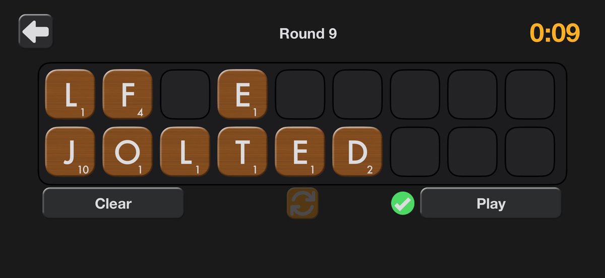 QuickWordApp's tweet photo. One word.

That’s all you get.

#QuickWord #WordGame #PuzzleGame
#MobileGame #IndieGame https://t.co/5UVRUDtvla