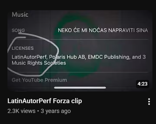 Beambuddyyy's tweet photo. On the claimant's youtube channel they have a thumbnail showing their name in a copyright claim. Clearly made to mock all of the creators giving him backlash. https://t.co/RY7QZxdOYO