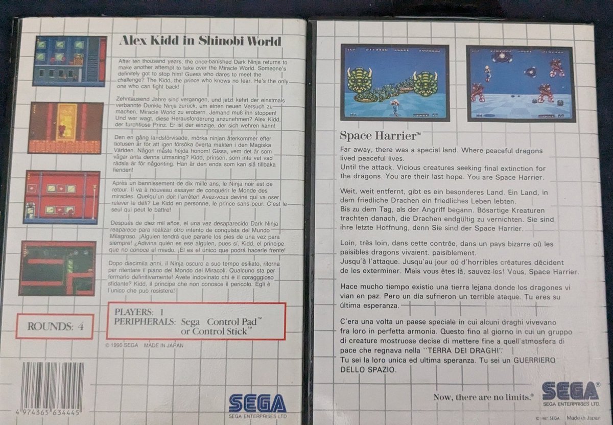 MasterMarkIII's tweet photo. New arrivals from the Retro-Börse in Baunatal. Finally I have Alex Kidd in Shinobi World CIB😁 

#sega #mastersystem #retro #AlexKidd #8bit https://t.co/vusDUosmKV