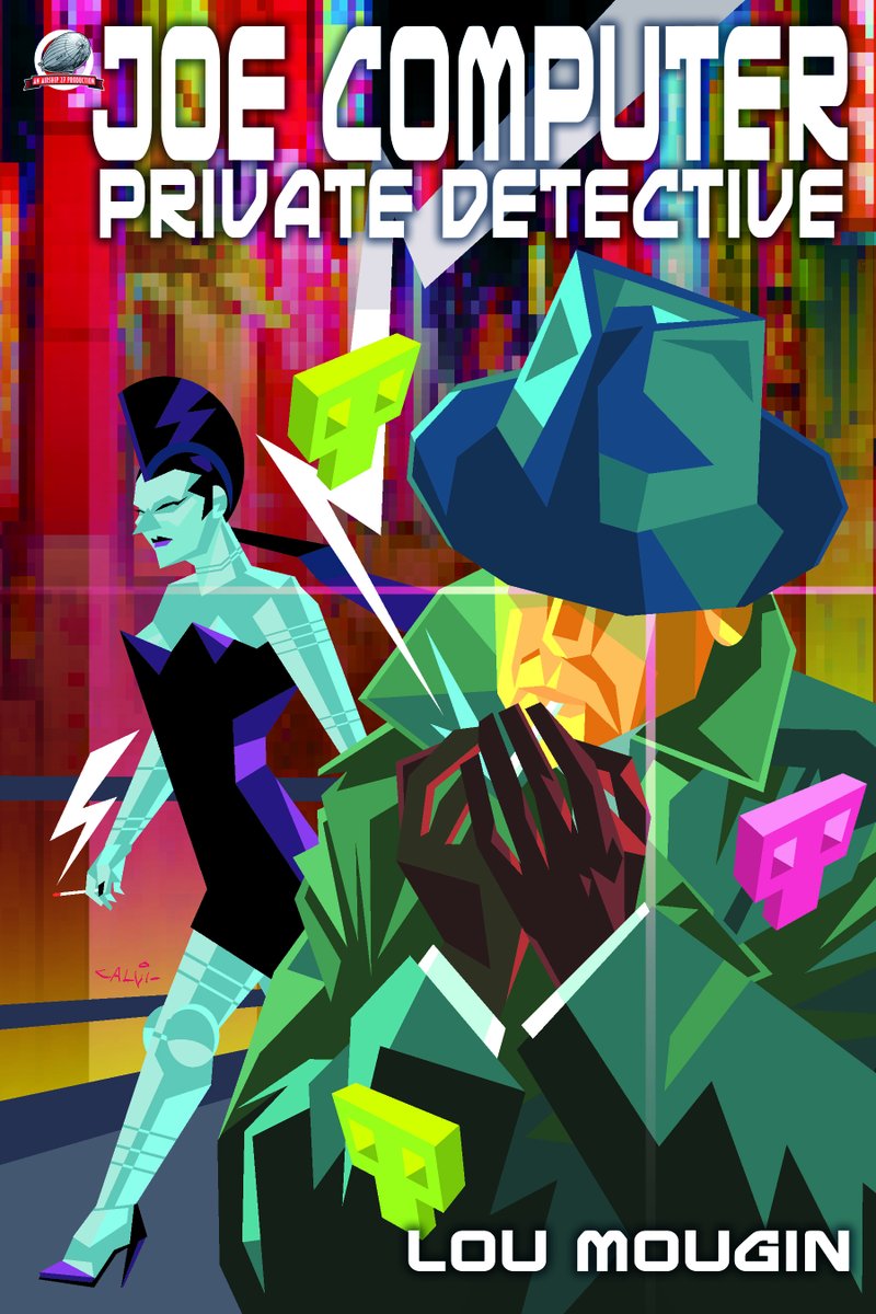 AirshipCaptainM's tweet photo. Fer Calvi is artist on “Joe Computer” words: Lou Mougin; art: Fer Calvi.Imagine the inner workings of a computer as an actual world called the Community.  https://t.co/wdGP2P1NNZ #crome #pulpadventure #computers #detective https://t.co/2irAFUwCyJ
