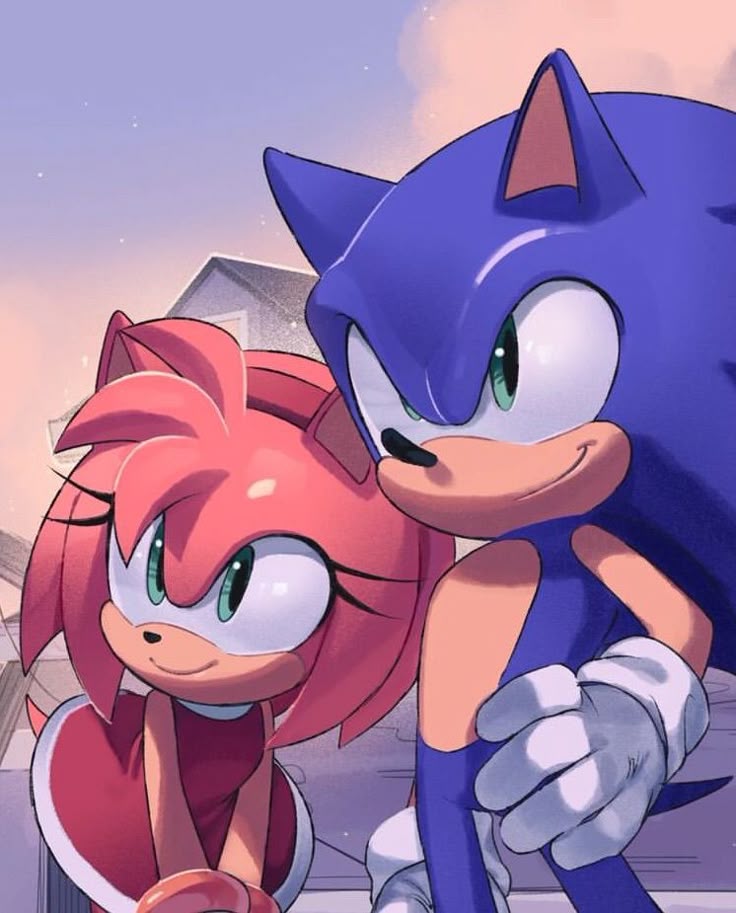 1Sonicracingfan's tweet photo. Sonic &amp; Amy
#sonicart #Sonamy #SonicTheHedgehog #AmyRose https://t.co/4nfwGNpstY