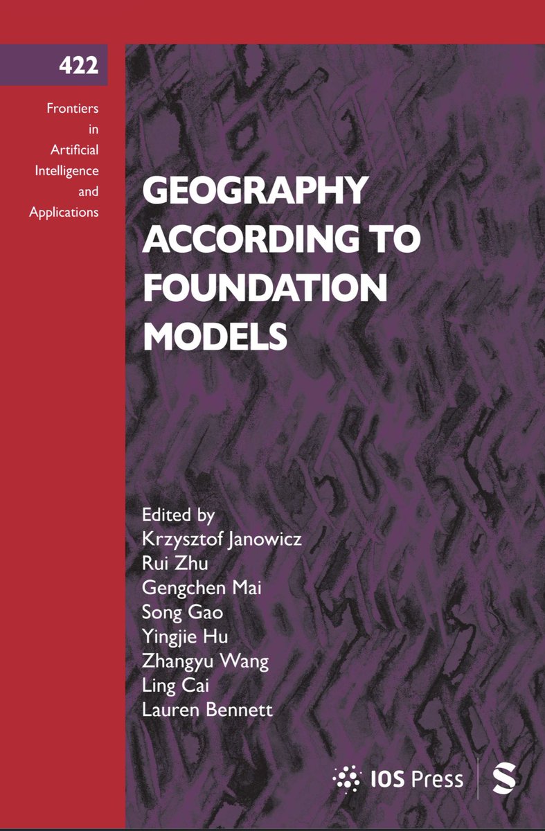 gissong's tweet photo. #GeoAI new book: Geography According to Foundation Models. As generative AI continues to evolve, the geographic community explores how these technologies represent space, understand place, and influence how people engage with the world. https://t.co/Rn3iPwLZWZ https://t.co/ALLucIIEeH