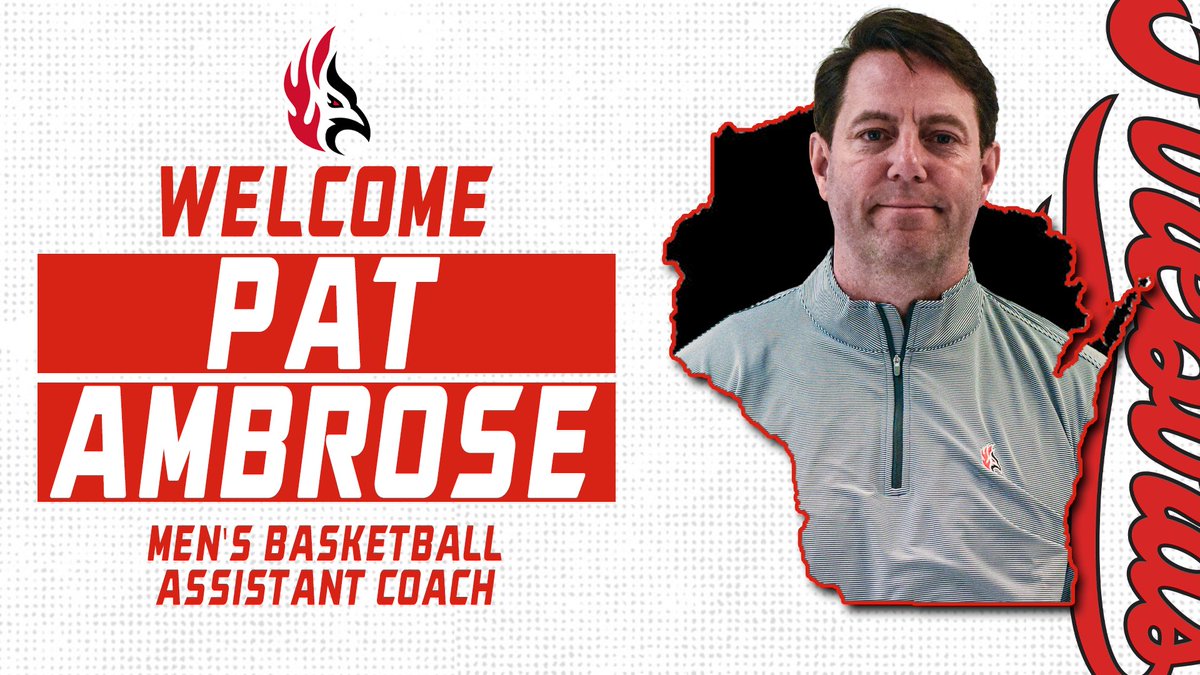 Carthage_MBB's tweet photo. Excited for Coach Pat Ambrose to join our staff after a very successful 24 year high school coaching career! 

#FuelTheFlame // #BirdsSupportBirds // #D3Hoops https://t.co/UeG7CXlOlA