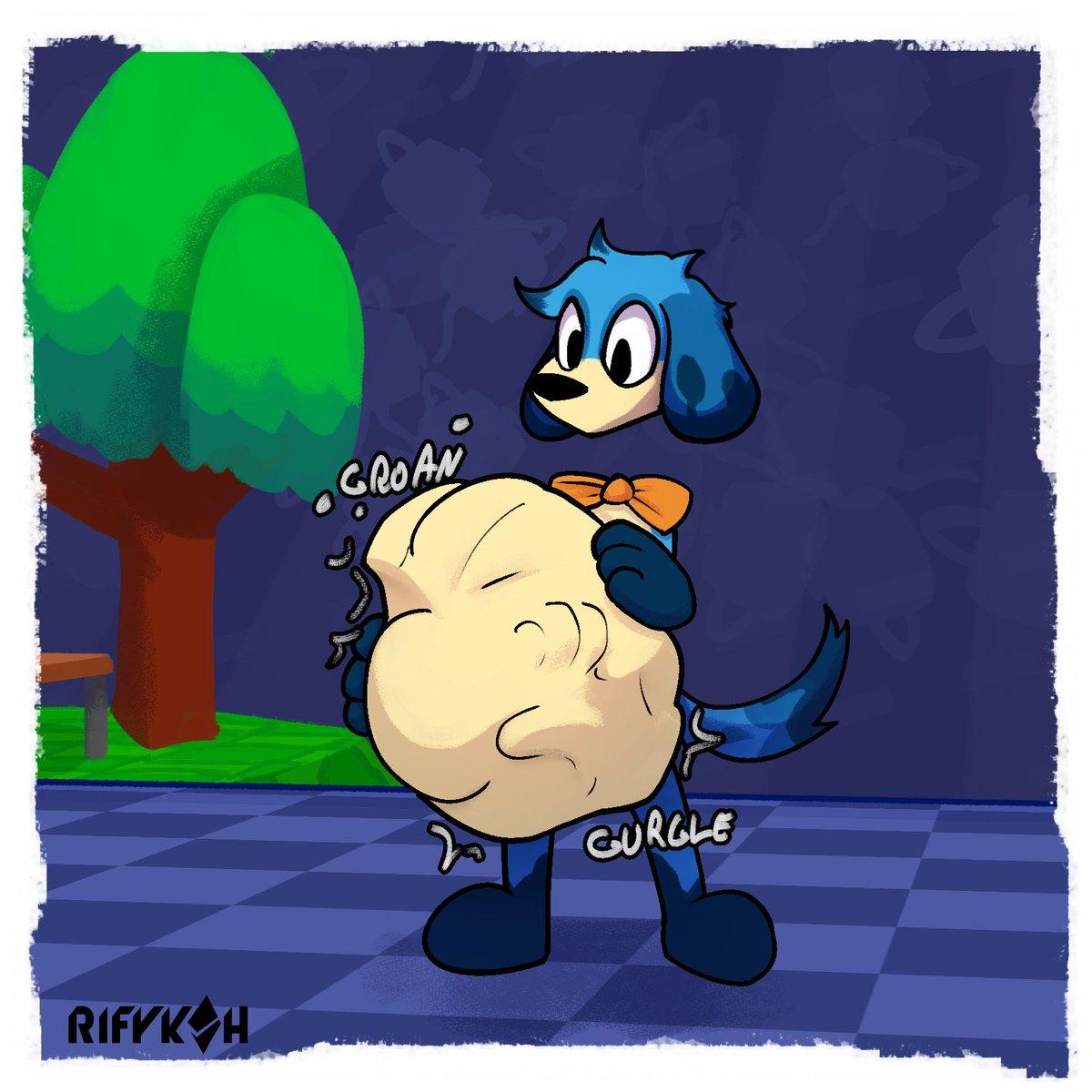 Rifykoh's tweet photo. For @voriswolf !
In the FriendOS style. :>

#vore https://t.co/f1CYonYhrQ