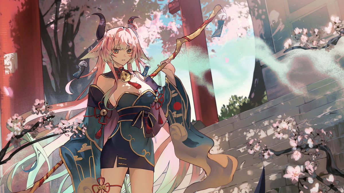 PotariVT's tweet photo. Welcome to my shrine ~ 🌸

--
🎨@/panisa319 https://t.co/0KfM6AEtrf