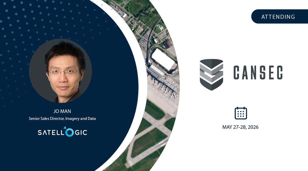 Satellogic's tweet photo. We're excited to be at CANSEC 2026 on May 27–28.

Jo Man, Senior Sales Director, Imagery & Data at Satellogic, will be onsite meeting with customers and partners to discuss scalable, high-frequency Earth Observation solutions and the growing role of persistent monitoring in defense and security operations.

Reach out if you'd like to connect during the event.