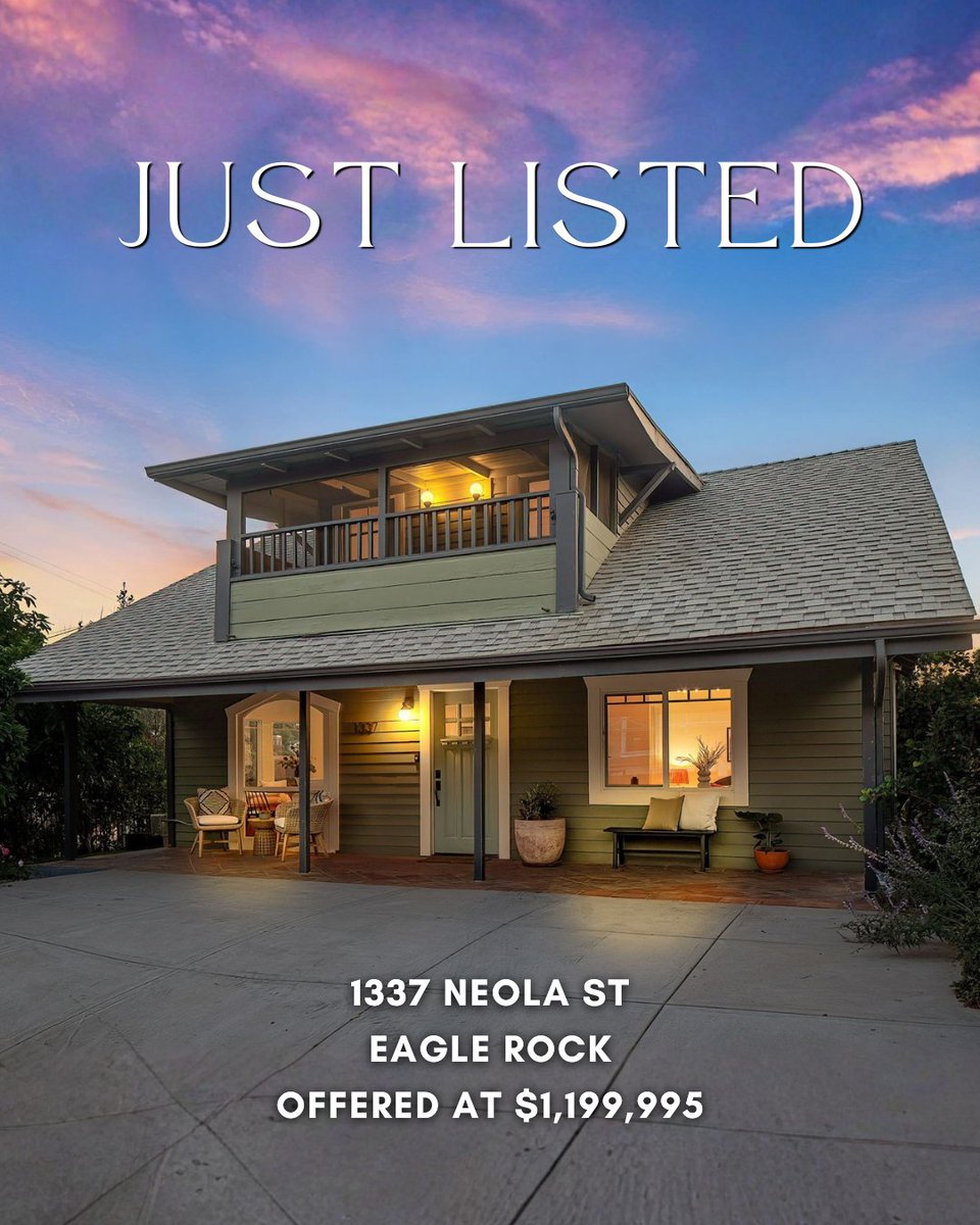 keyesreLA's tweet photo. 🌿 #JustListed in #EagleRock • A Storybook #Craftsman Hideaway with Artistic Soul 🎨 &amp; Thoughtful Modern Upgrades ✨. #OpenHouse: Sun 5/31 • 2PM–5PM 🌮 Enjoy tacos while you tour.  https://t.co/hRlWUDymYN https://t.co/Pmhs6qDX2O