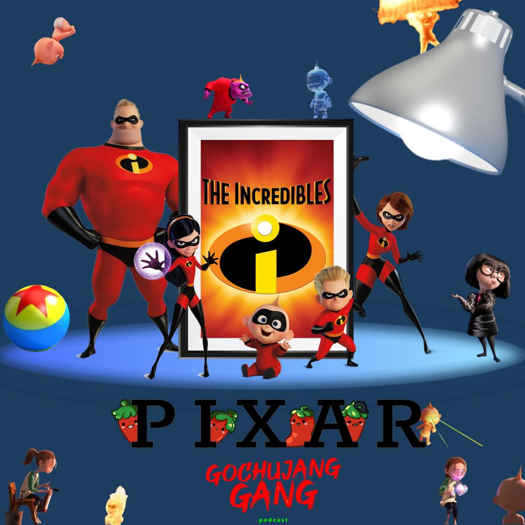 GochujangGang's tweet photo. The Gochujang Gang starts You Got a Gochu in Me Month, a focus on Pixar movies leading up to Toy Story 5, by taking a look at The Incredibles to determine if it's truly special.

#gochujanggang #gochujang_gang GJGSeason11 #yougotagochuinme #theincredibles
 https://t.co/jXnAi8AWpO https://t.co/F1YqL75UVx