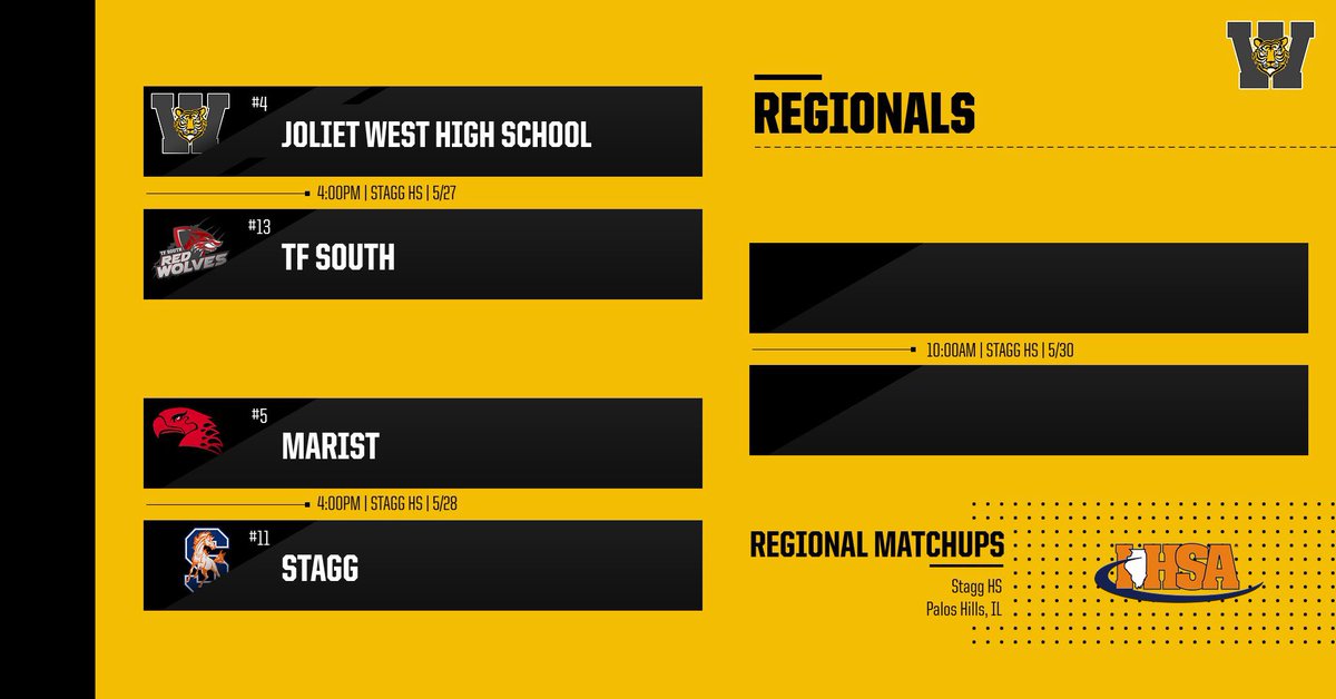jtwestbaseball's tweet photo. The IHSA State Playoffs start tomorrow. Tigers face TF South in the Regional Semifinal at Stagg HS. Come out to support the Tigers in the Playoffs. 

#Tigers https://t.co/kiiP7zYStZ