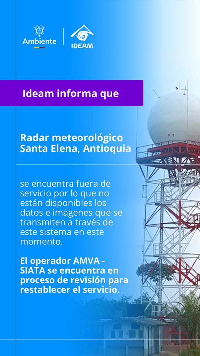 Ideam Colombia tweet media