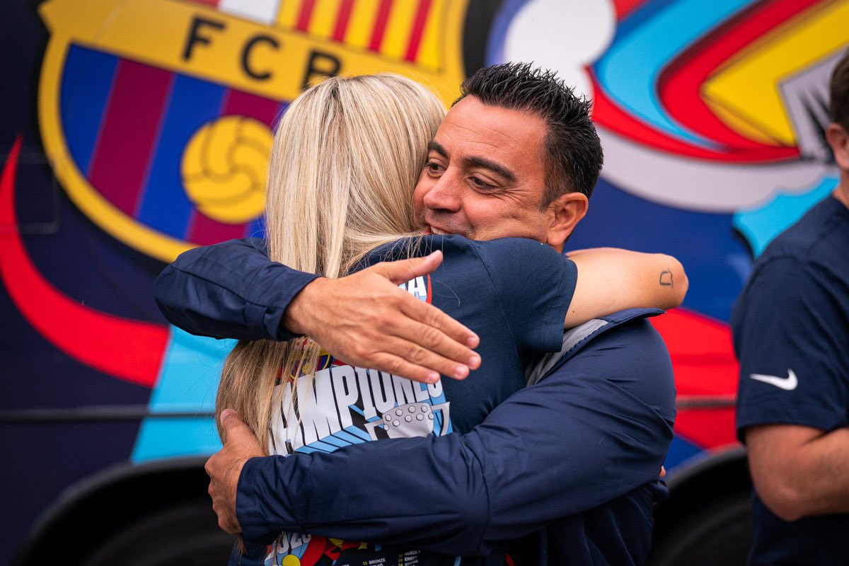 BarcaFem's tweet photo. 📲 Xavi via IG: “We will miss you very much, Alexia. You are history of world football! Congratulations on what you have achieved and how you have achieved it.” https://t.co/NrdyrPgujq