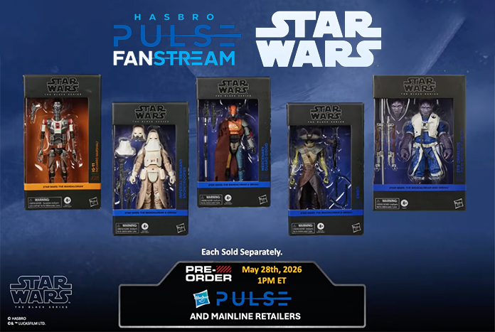 JediNewsNetwork's tweet photo. Hasbro Pulse Star Wars Fanstream - The Black Series Reveals (May 26th, 2026) - https://t.co/cwWD60dbQw #StarWars @Hasbro #HasbroPulse #Fanstream #TheBlackSeries #HasbroStarWars #TheMandalorianAndGrogu @StarWars https://t.co/a3fTEPwUBy