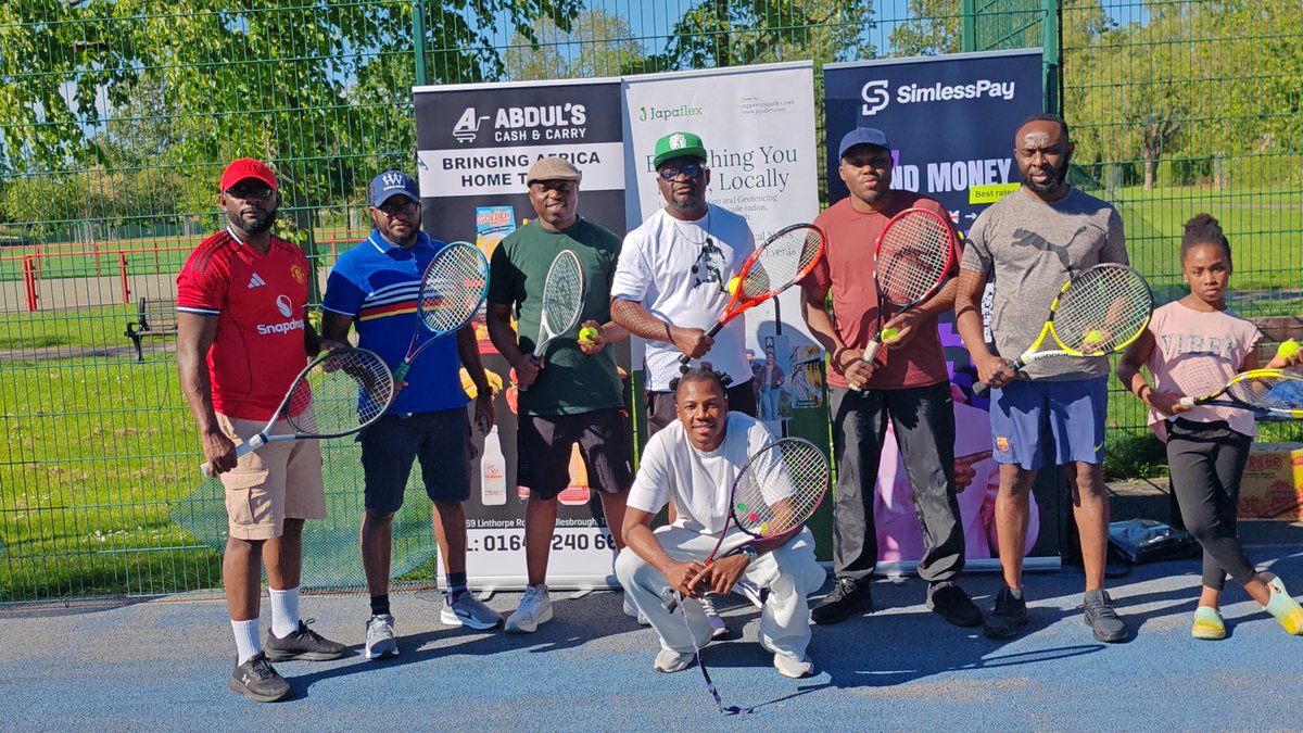 japaflex's tweet photo. Faces at the Japaflex Cardio Tennis community sporting event on Sunday 24th June at John Whitehead Park, Billingham. Next city is Middlesbrough https://t.co/LFMXhwjadS