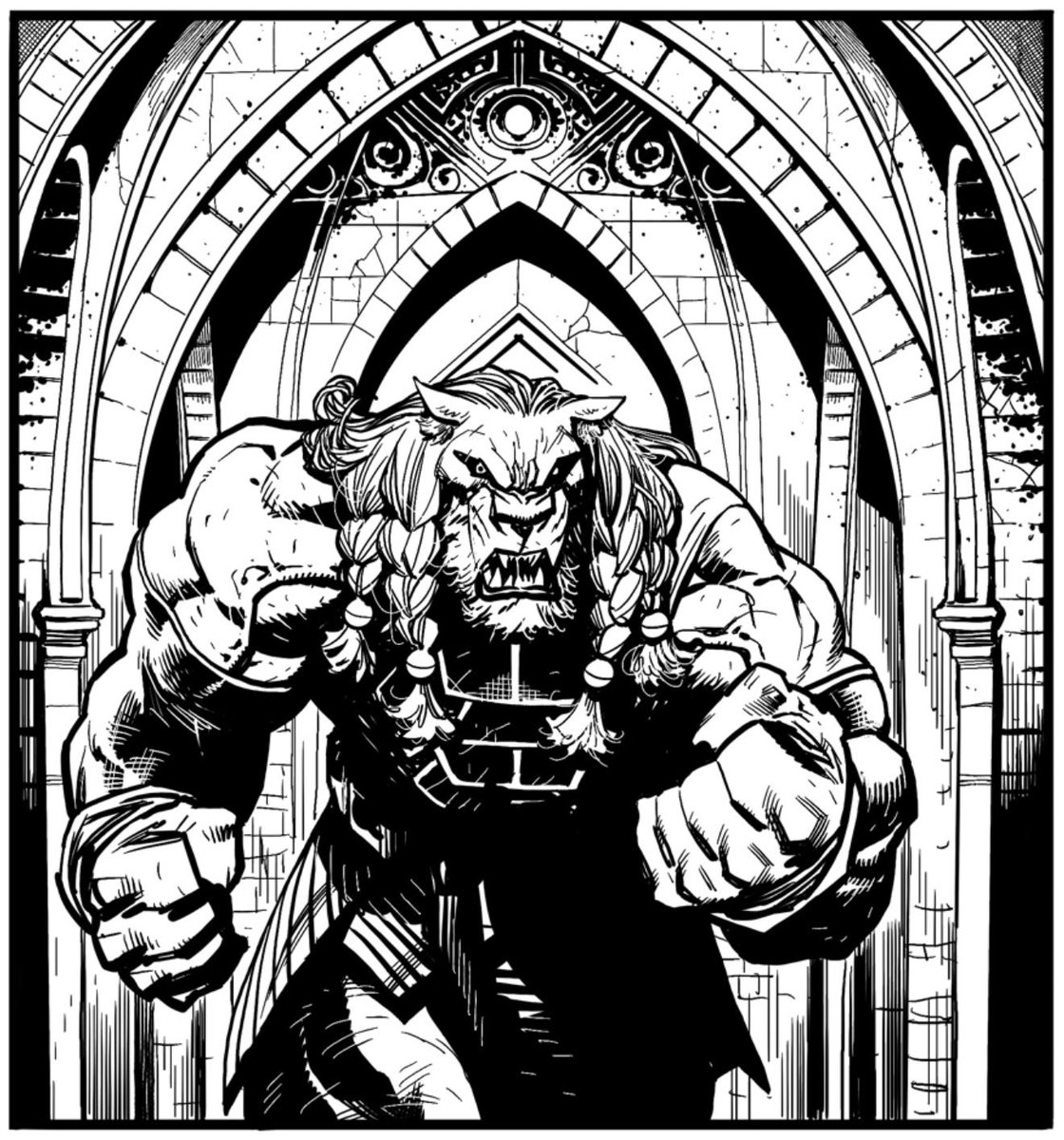 RyanOttley's tweet photo. Hey look! Battle beast panels from the current issue. https://t.co/9zOFLooif8
