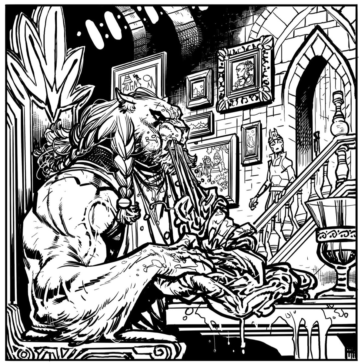 RyanOttley's tweet photo. Hey look! Battle beast panels from the current issue. https://t.co/9zOFLooif8