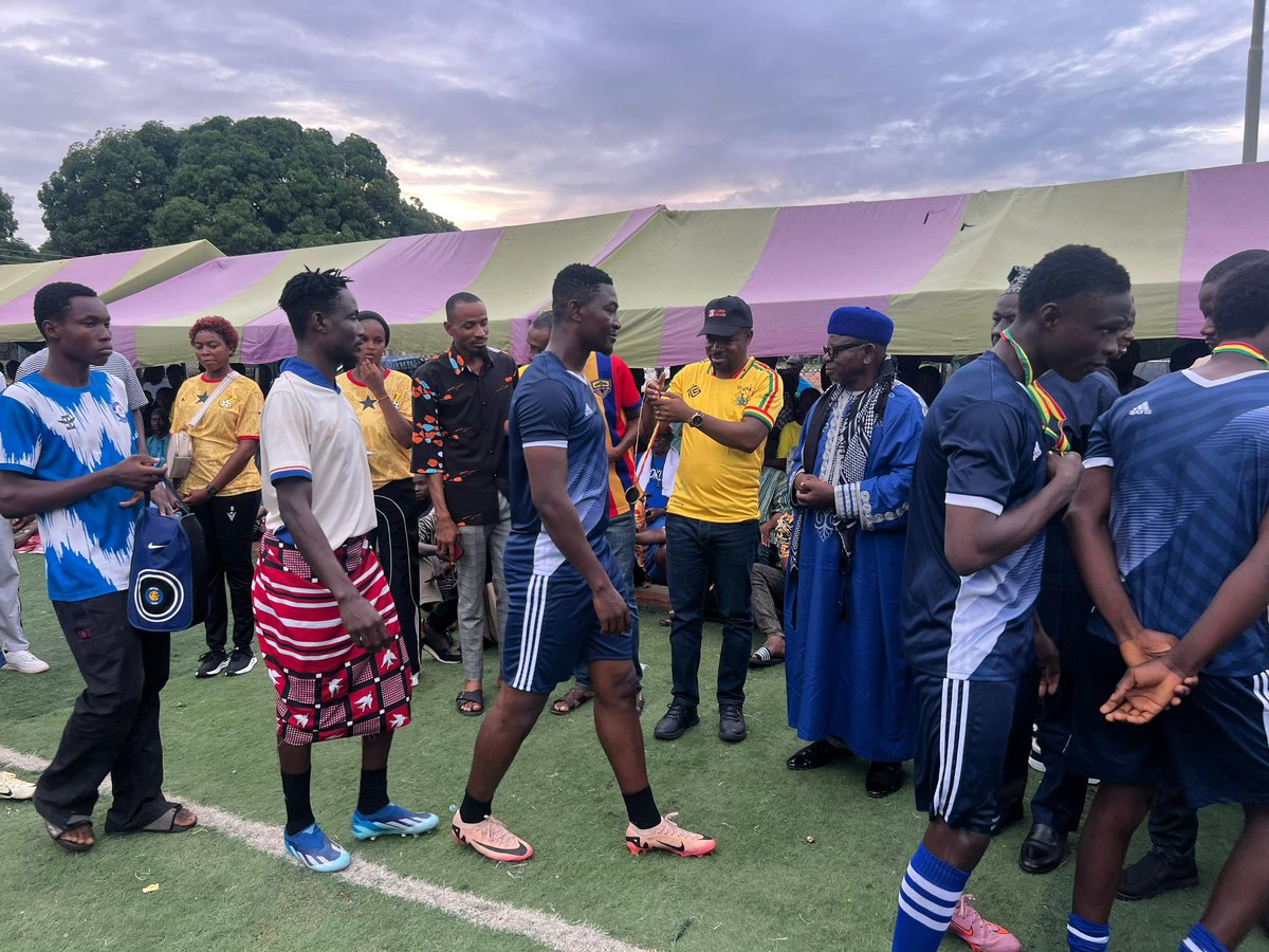 LordBoam's tweet photo. At the end of a thrilling grand finale, Mosi emerged victorious in the 2026 Hon. Lord Boam Inter-Tribal Gala Competition after a hard-fought 2:0 win over Fulani.

I extend my heartfelt congratulations to the Mosi team for winning this year’s tournament. Your determination, discipline, and teamwork have truly paid off.

It was a great pleasure to witness such an outstanding and competitive performance from both teams. Fulani also displayed remarkable strength and resilience throughout the game and the entire tournament.

I also congratulate all participating communities for their commitment, unity, and support in making this year’s competition a great success.

Together, we have once again demonstrated the power of sports in bringing our people together.

Let’s continue to build on this spirit of unity and excellence. ⚽️🔥

#PruEastMP
#PruEastSalaFest2026