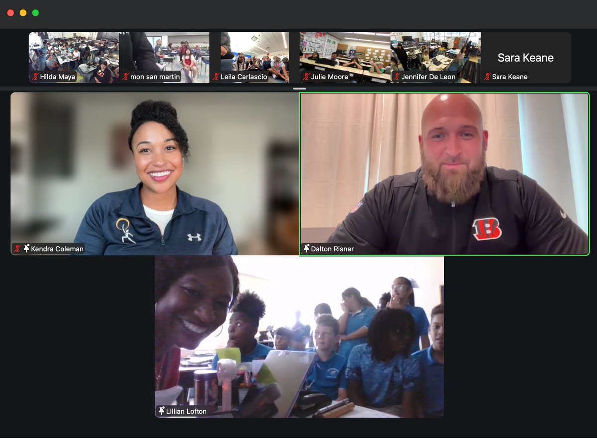 RisnerupF's tweet photo. We really enjoyed partnering with @AthletesForHope to help with their Champs program. This connected us with thousands of kids and classrooms across the United States to talk about mental health, football, and life! https://t.co/eMxfOmJfYb