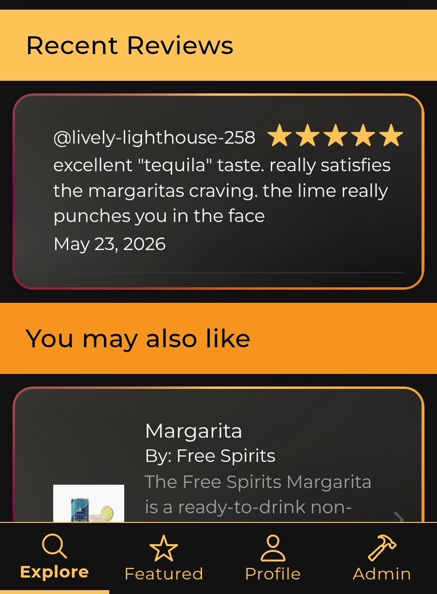 MockTaleApp's tweet photo. We love a fun #nonalcoholic drink review here at MockTale. According to one user, @ritualzeroproof Margarita "really punches you in the face."

5 Stars. https://t.co/JiFNTJcjil