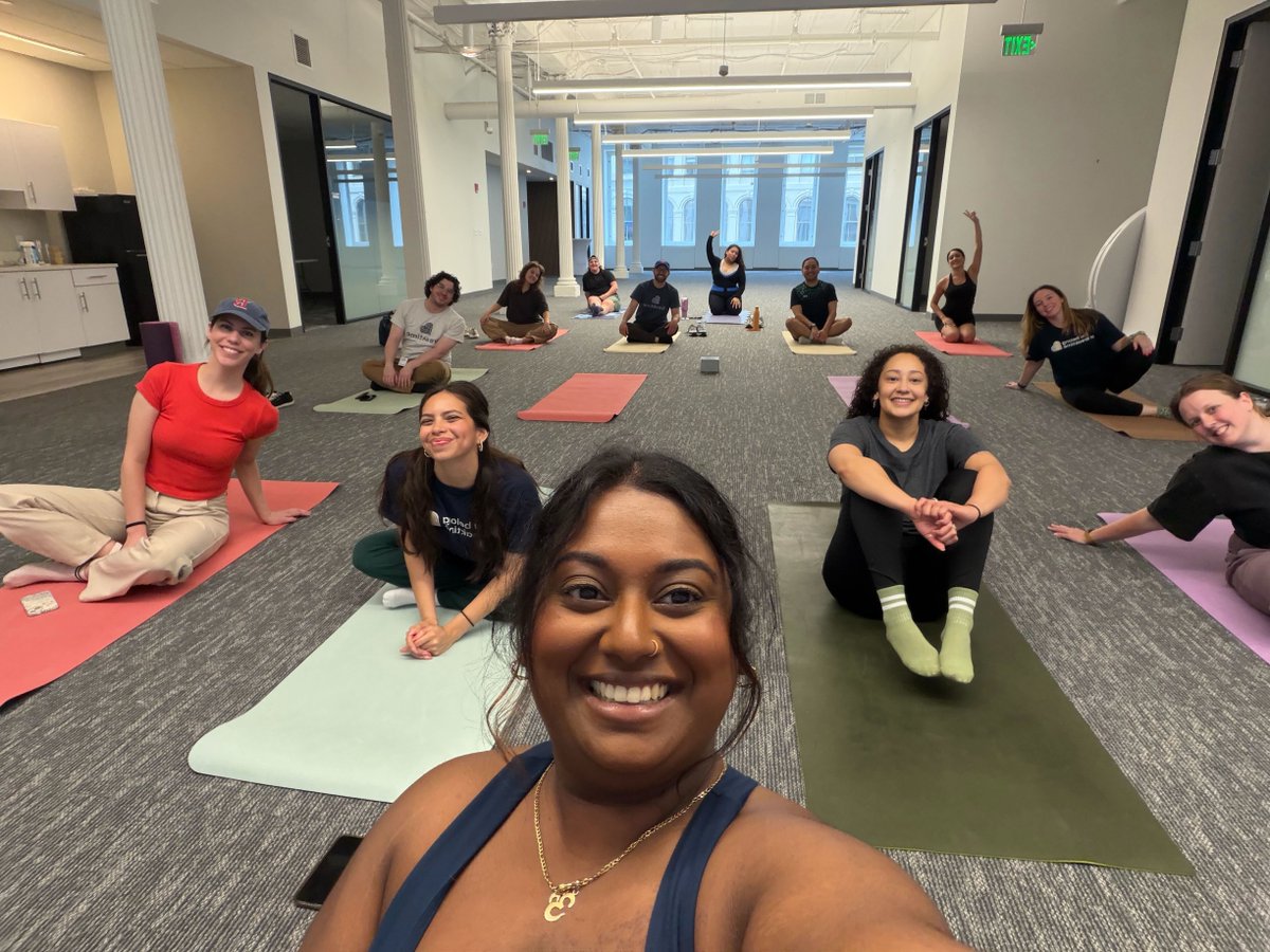 breaktime_ma's tweet photo. For our latest quarterly staff social, we broke a sweat during a Pilates class led by our very own teammate, Alexzandra Baldeo!

Taking the time to encourage movement and share a few laughs outside of our daily tasks keeps us connected and energized for the work we do. 💙 https://t.co/maprfNoPKD