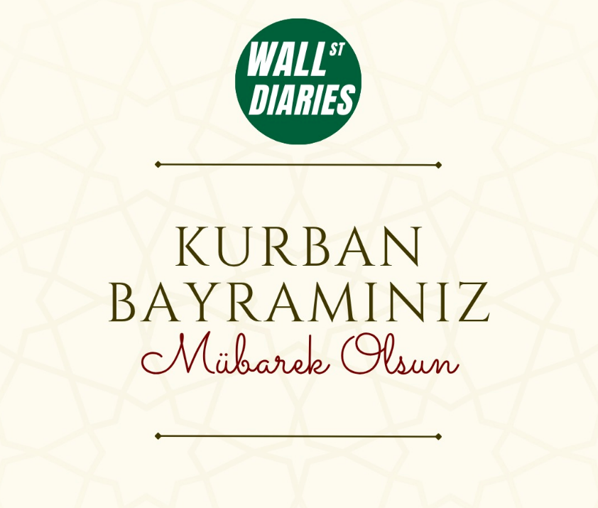 WallStDiaries's tweet photo. Değerli Arkadaşlar,  

Kurban Bayramınızı kutlar, sevdiklerinizle birlikte sağlıklı ve mutlu nice bayramlar dileriz.

Hüseyin - Eray https://t.co/PiJTMdYFoN