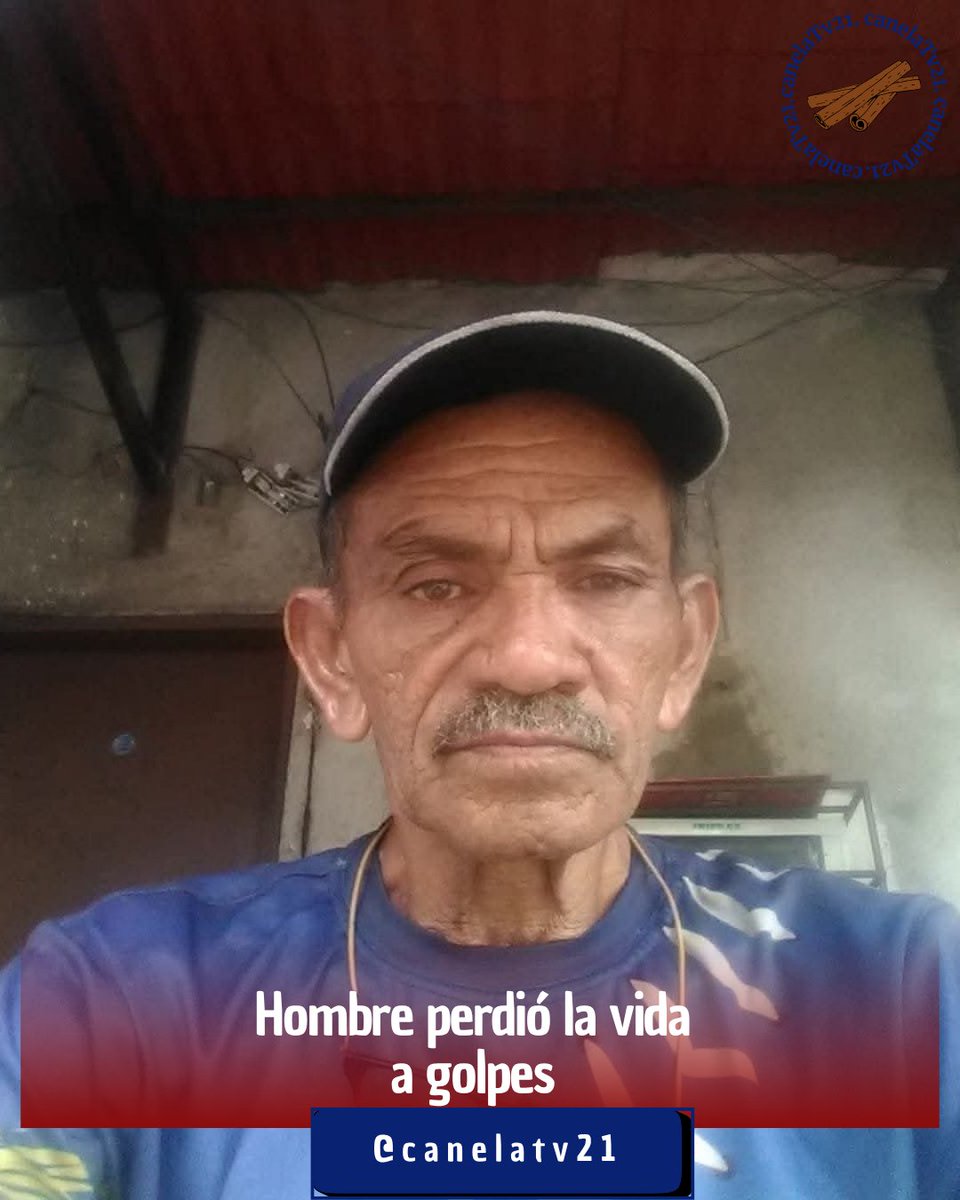 canelatv21's tweet photo. Barinas | 🛑 En medio de tragos, un hombre fue asesinado a golpes en Barinas. El homicida es un sujeto que vivía alquilado en la casa de la víctima, identificada como Carlos Ojeda Abreu, de 68 años. El crimen ocurrió en el barrio El Cambio. https://t.co/U0koXgGety