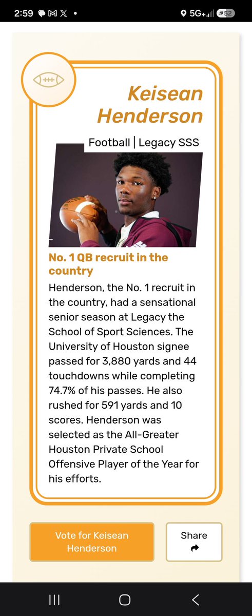 LSSSTitans's tweet photo. Congratulations, Keisean @KeiHenderson1!  - Boys Athlete of the Year nominee 

Titans!  You know what to do 
Go VOTE 🗳 for Kei! 
https://t.co/KkHn8haCSu https://t.co/5k0wqFwOX7