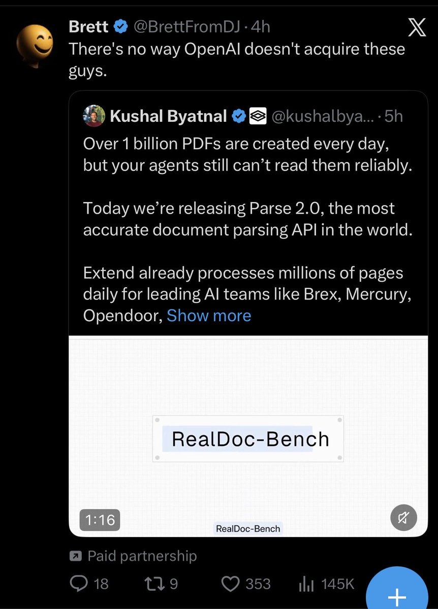 inferencepoint's tweet photo. @BrettFromDJ Tweet in question

So all that yapping just to say "Yes they paid me to say this"? 

What's the point of deleting it now after the grift is already done? They got what they wanted. You got paid

Stand on your grift! https://t.co/wThiB7FxHH