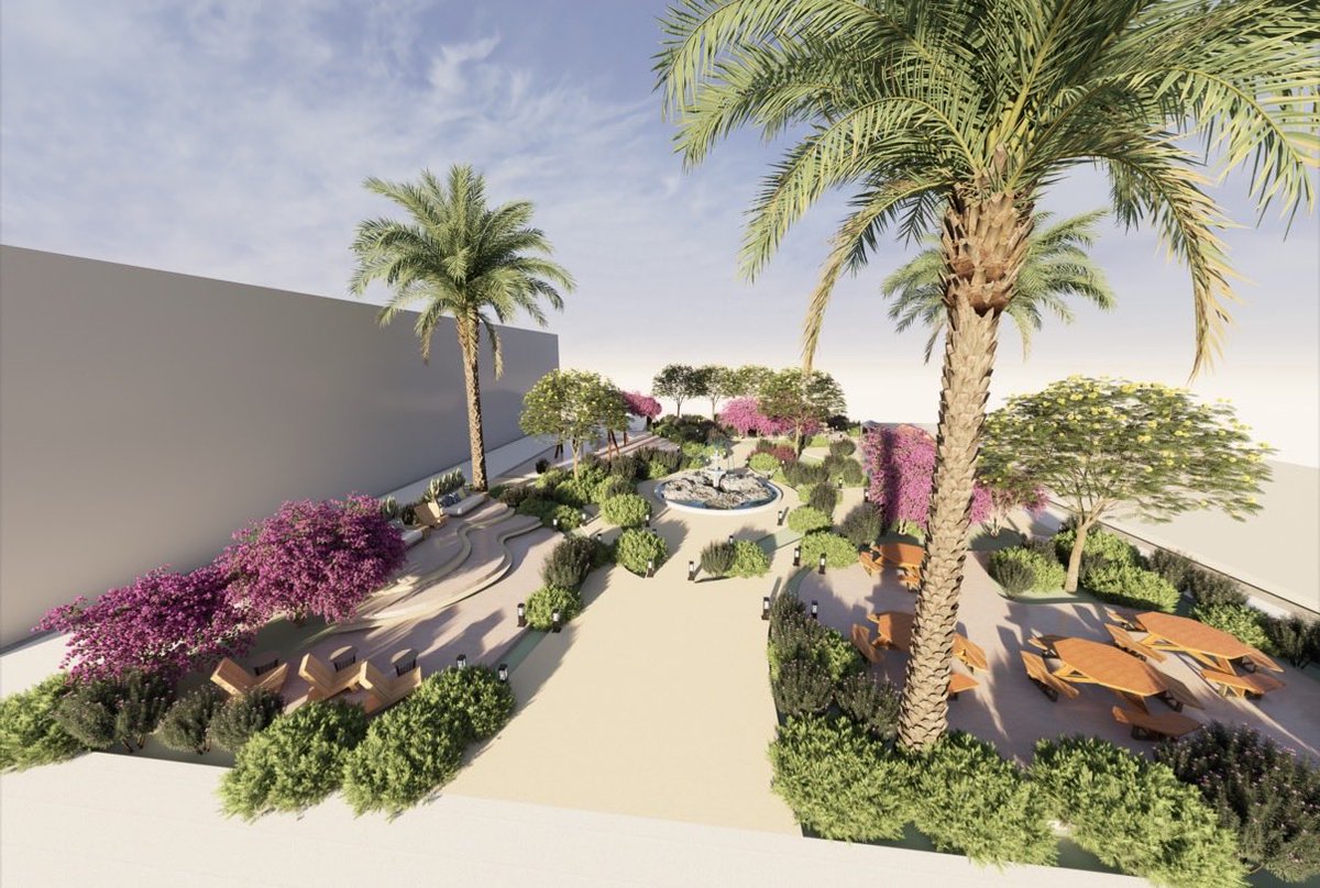 iitsR06's tweet photo. Landscape Design for an Open Space at Taibah University https://t.co/6ijToOykNp