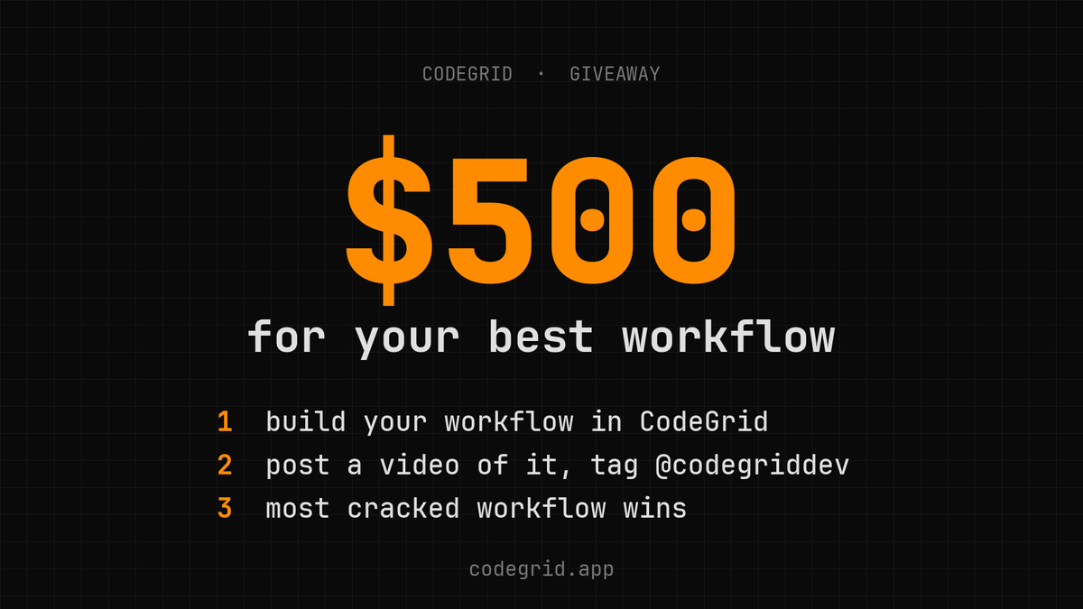 CodeGrid tweet media