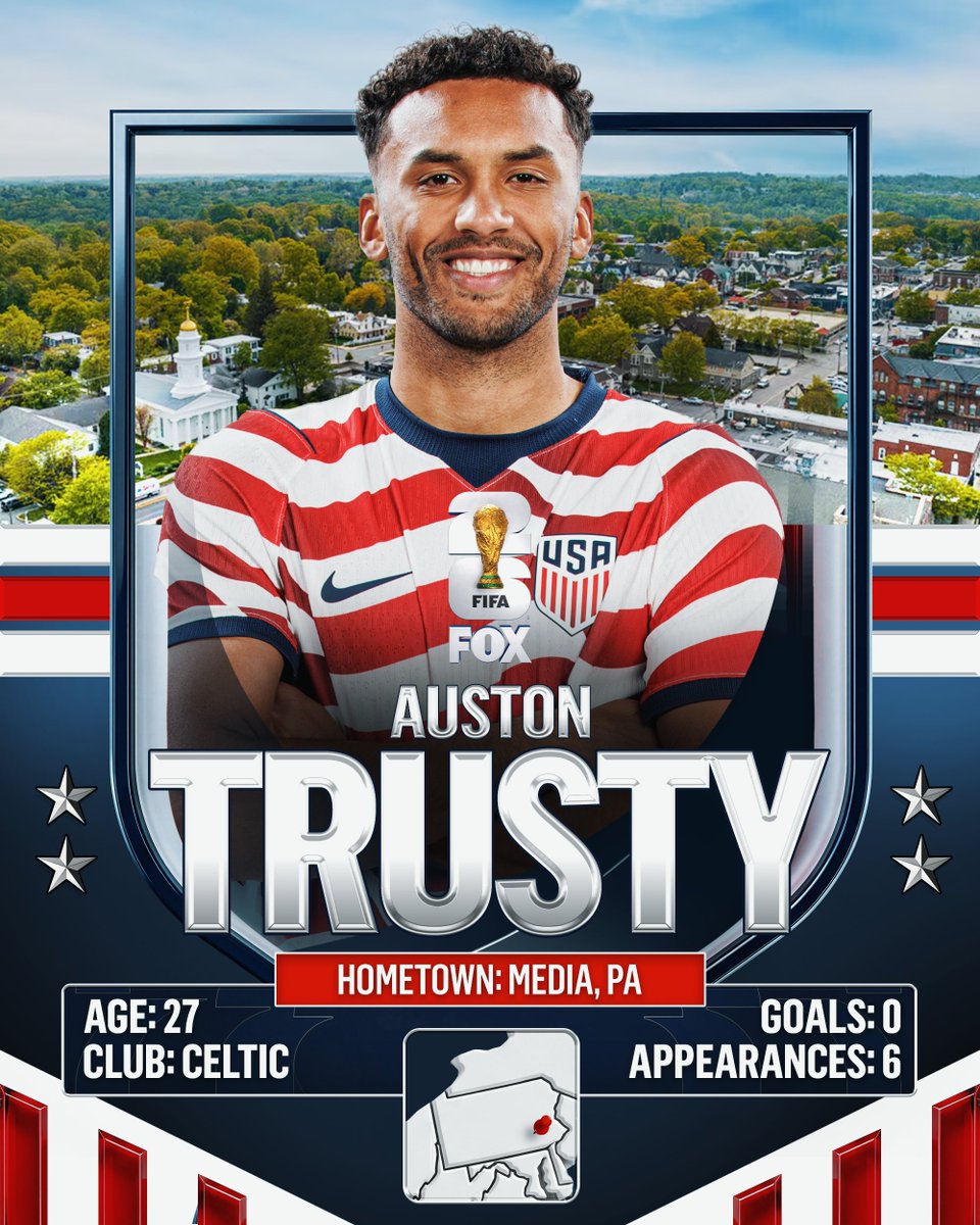 FOXSports's tweet photo. Auston Trusty from Media, Pennsylvania https://t.co/aArHnpRfh6