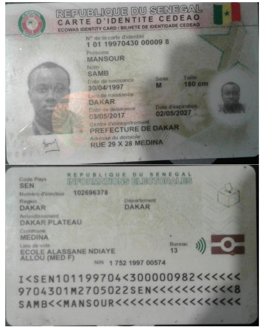 sambmanaha's tweet photo. Bonsoir,
Mon petit frère vient de se faire voler son portefeuille. Il contenait:
- pièce de d'identité
- carte bancaire (au nom de Bamby Gningue)
Je compte sur votre magie pour retrouver ses pièces 🙏🏽🙏🏽🙏🏽 https://t.co/vXqnFf3F4M