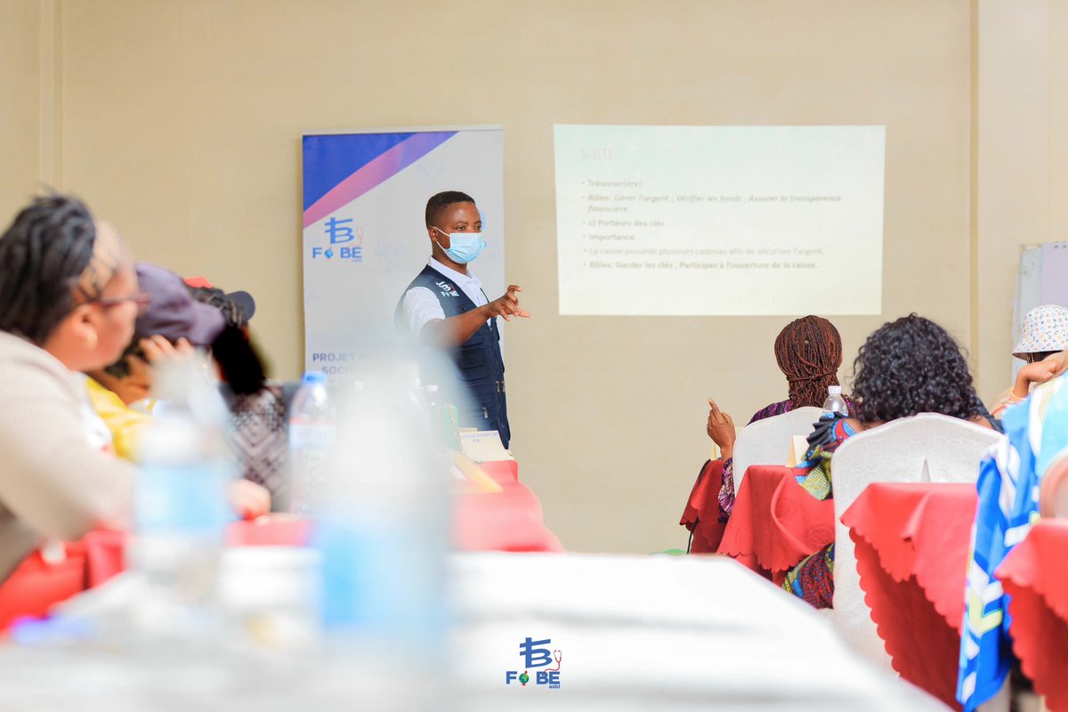 fondationfobe's tweet photo. 🔴50 femmes ont achevé 5 jours de  formation en gestion financière dans le cadre de notre projet de réinsertion sociale.
Avec l’appui de la @MONUSCO , ceci est le début d’un accompagnement de 4 mois vers une autonomie durable. @ONU_fr @UNFPARDC @ONUFemmes https://t.co/QzAm5Njdev