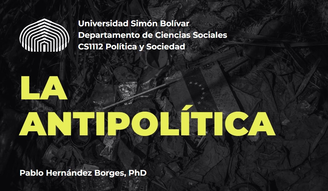 PabloHernandezB's tweet photo. A punto de arrancar la clase, hoy hablaremos de democracia y antipolítica en América Latina a partir de los trabajos de Romero y Mayorga.
#CS1112 #PolíticaYSociedad #USBve https://t.co/XIsc6f2wo2