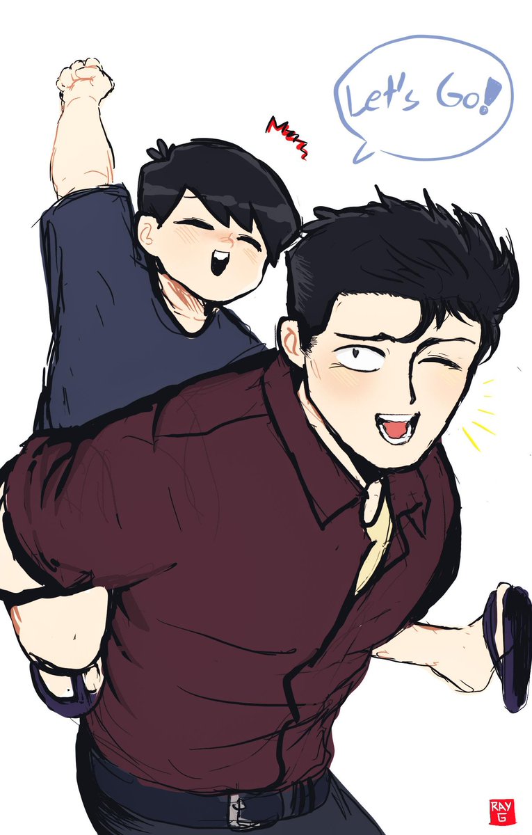 RayGstrike56's tweet photo. Father and son bonding.

#KomiCantCommunicate
#古見さんはコミュ症です https://t.co/Xw05sRMOmB