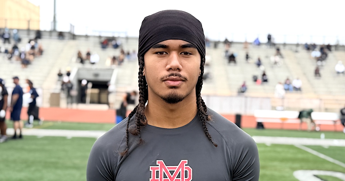 GregBiggins's tweet photo. Standout Santa Ana (Calif.) Mater Dei '28 ATH Ace Leutele will be a rare four-year starter for the Monarchs and is hearing from schools all over the country 

"I'm still open to everyone but Oklahoma, USC, Ole Miss and Washington are recruiting me the hardest right now."

Intel: https://t.co/LWwWVkailI