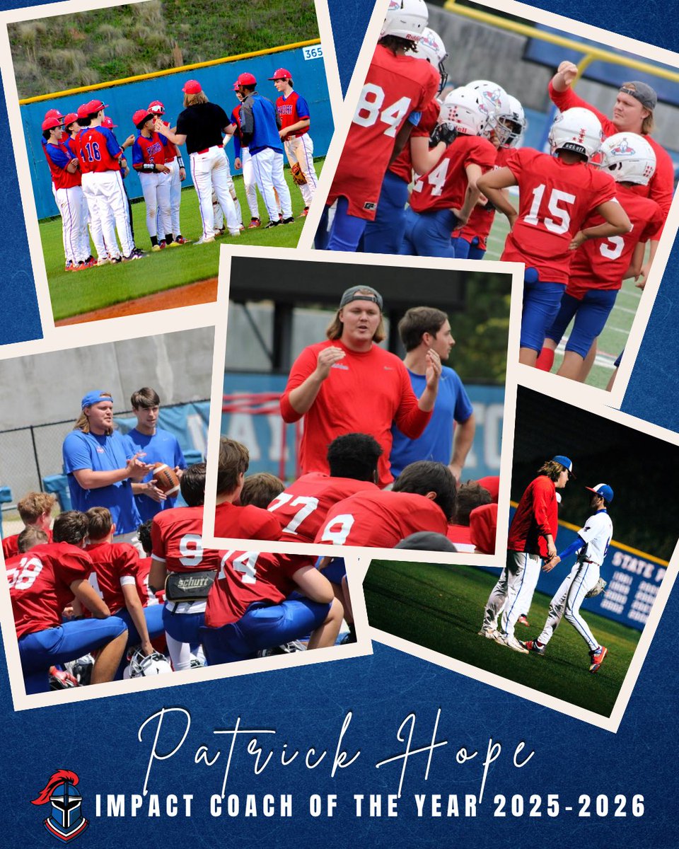 RICSAthletics's tweet photo. The Riverwood Athletics Department recently held our annual Coaches Awards presentation and recognized Coach Patrick Hope as our IMPACT Coach of the Year for his unwavering commitment to our student-athletes. Learn more: https://t.co/sLY2XAilPa https://t.co/o1hc3LGqFl