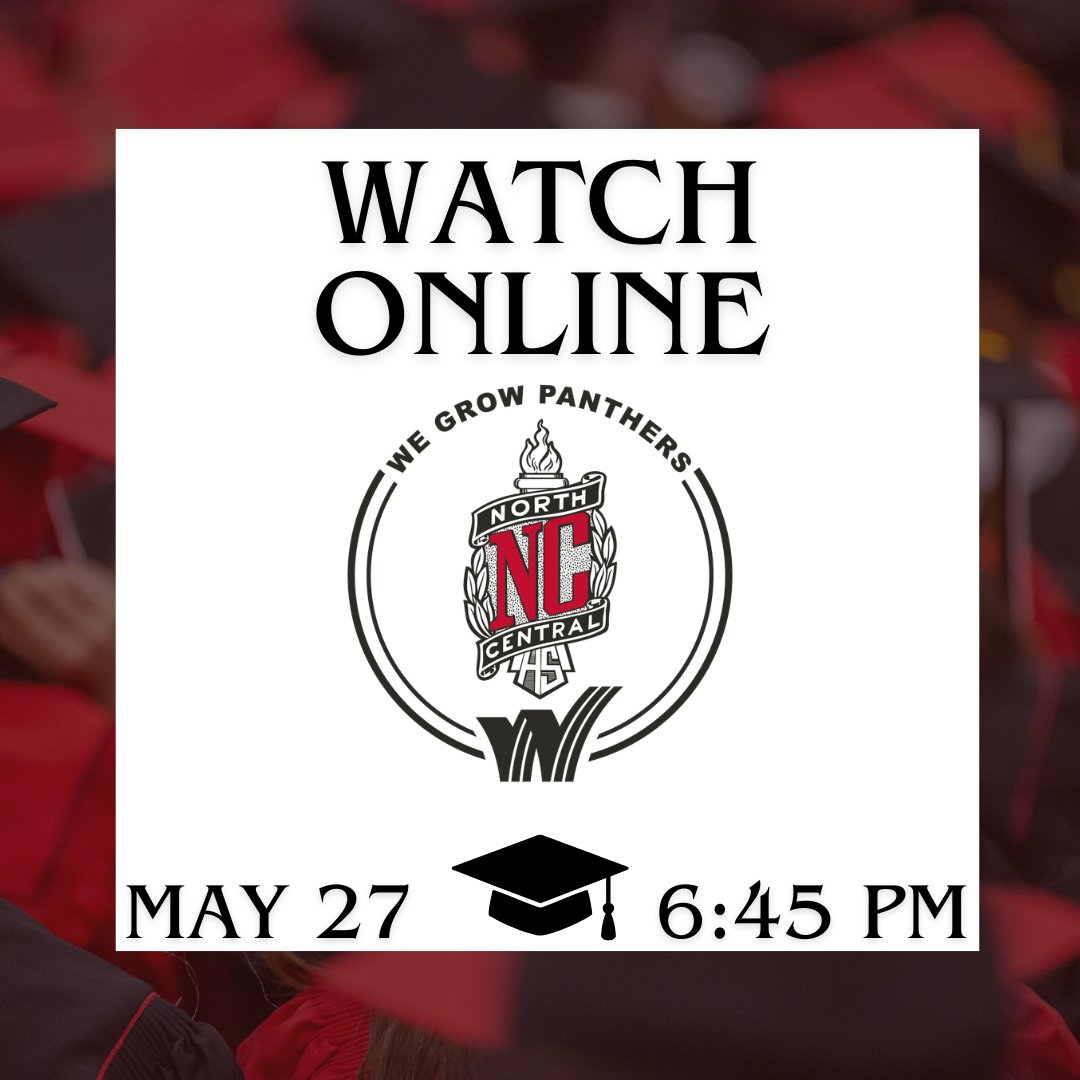 msdwt's tweet photo. Reminder - @NCHS_panthers Graduation will be streamed!  
Interested in watching the 2026 NCHS Graduation Ceremony, but can’t attend in person? You can watch online! https://t.co/I4jnAz1OLt
#WeGrowPanthers #WhyWT https://t.co/qBnR4JkcTY
