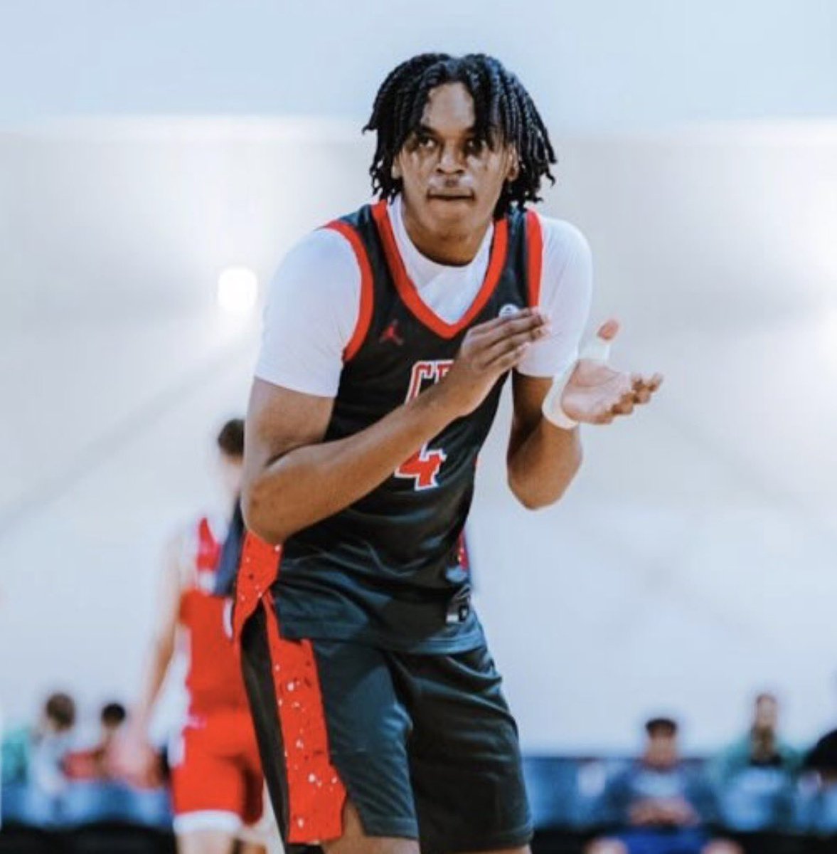 TriHoopsNet's tweet photo. TRENDING players out of North Carolina Pt. 3

6’7 2028 Mehki Allen (Team CP3) is another name starting to gain real national traction.

Allen brings size, athleticism, and versatility on the wing, with the ability to play through contact, finish around the rim, defend multiple spots, and impact the game with his activity.

Notable offers: Wake Forest, Cincinnati, Mississippi State, Georgia, Virginia Tech, ECU, UNC Charlotte